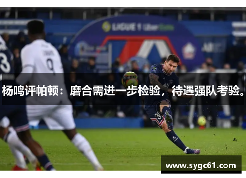 杨鸣评帕顿：磨合需进一步检验，待遇强队考验。